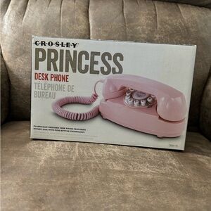 Crosley Princess Phone with Push Button Technology, Pink CR59-PI